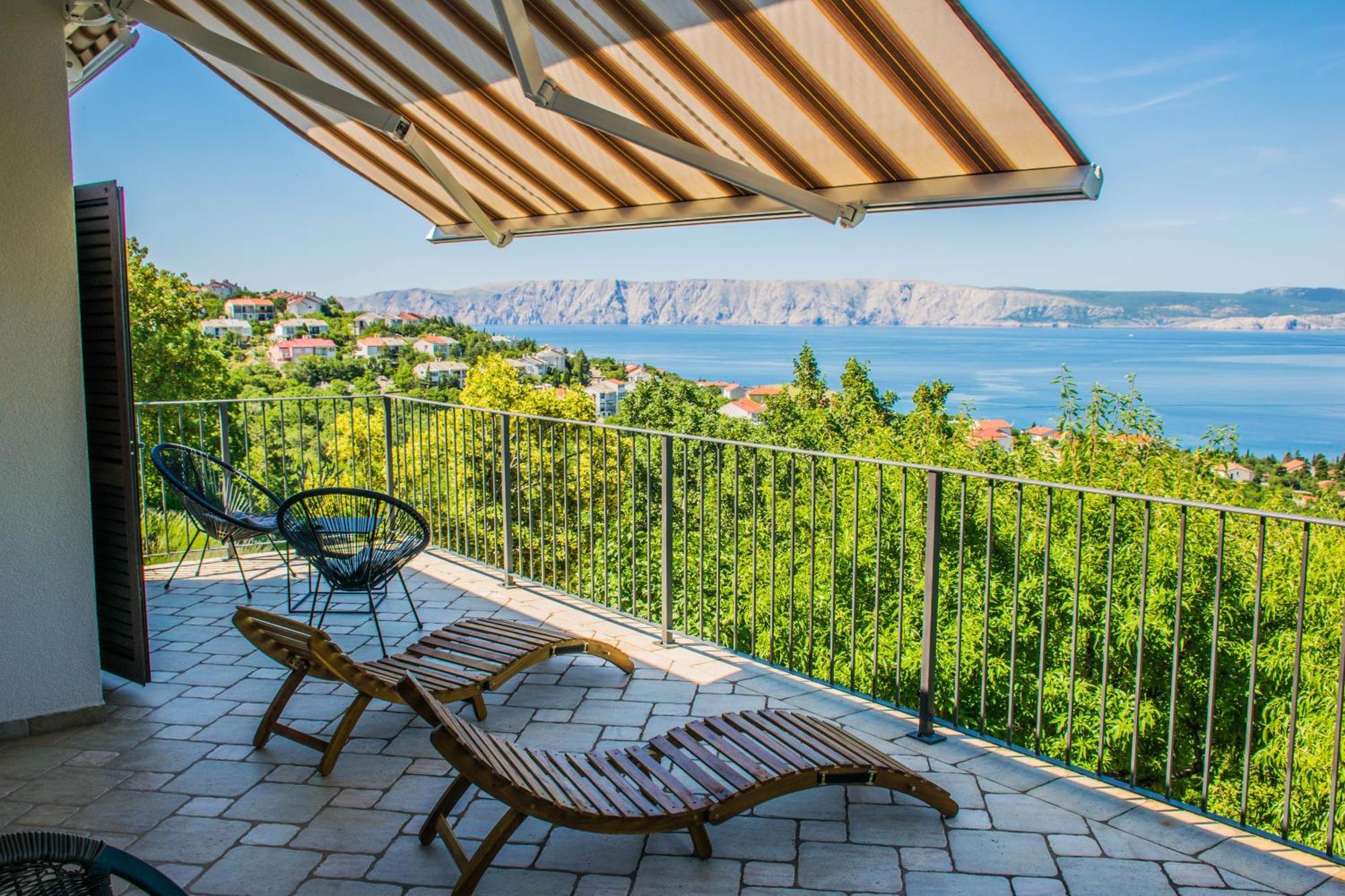 Apartment Vincent With Beautiful Sea View Terrace Klenovica Exterior foto