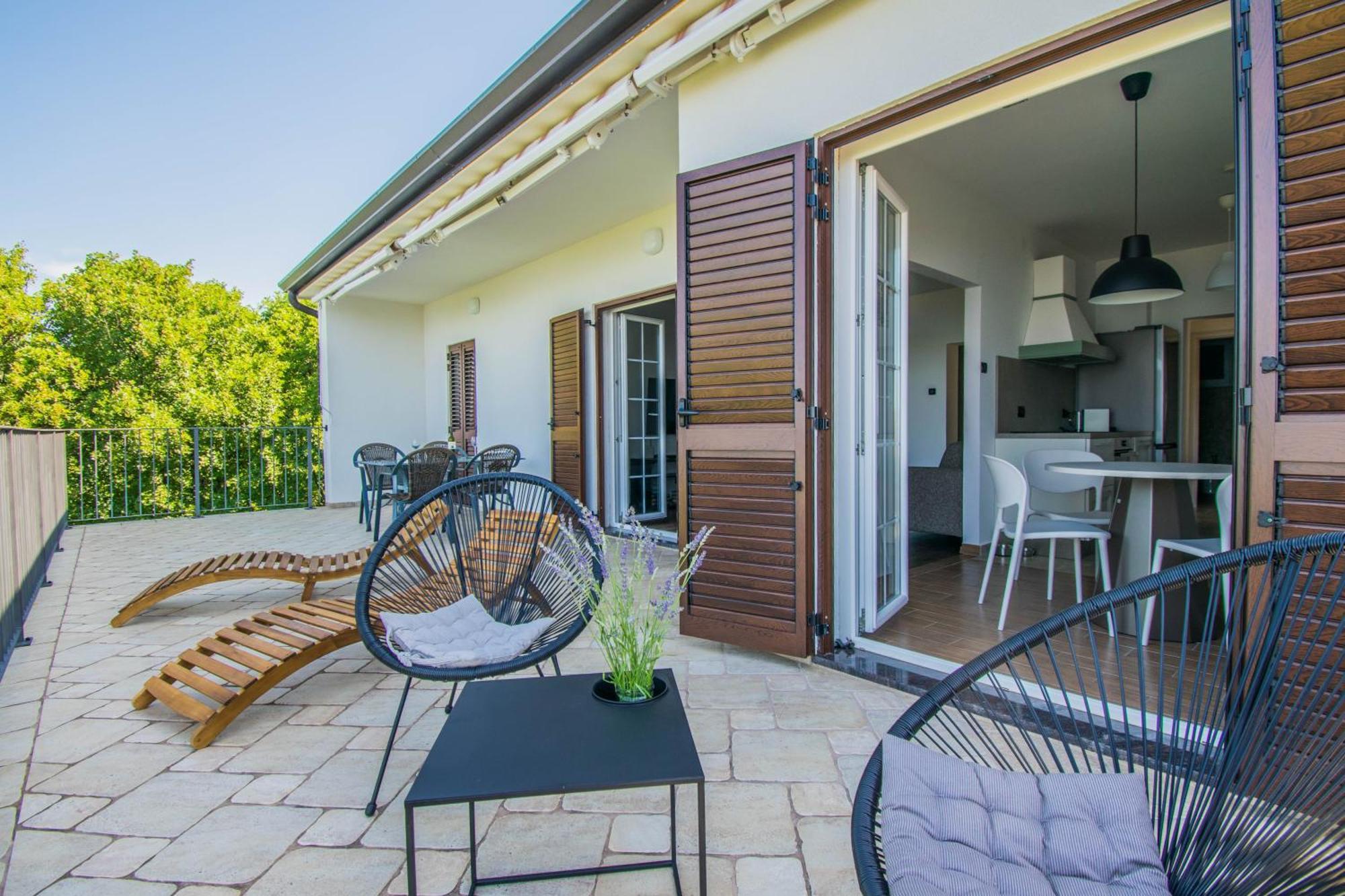 Apartment Vincent With Beautiful Sea View Terrace Klenovica Exterior foto